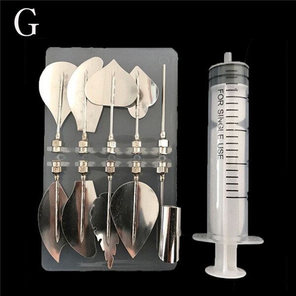 Forskellig stil gelatinekunstværktøjer gracilaria gelé 3d gelékageværktøjer 10 stk. med nåle til bagesæt  #233157: G