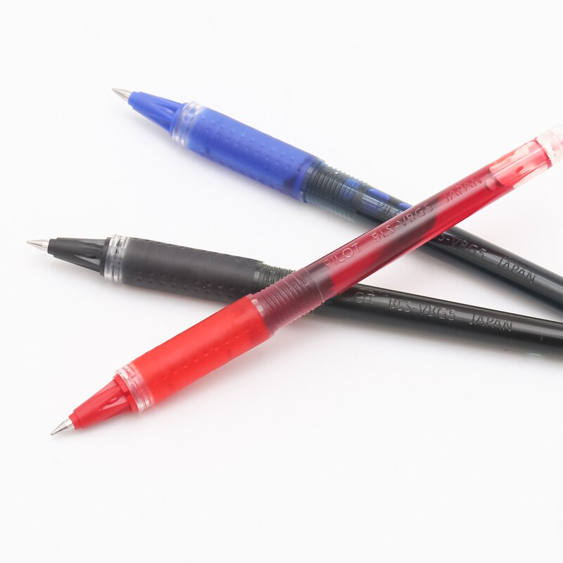 6pcs/Lot PILOT BLS-VBG5 V Ball GRIP Ballpoint Pen Refill 0.5mm Black Blue Red for Pilot Roller Ball Pens School Stationery