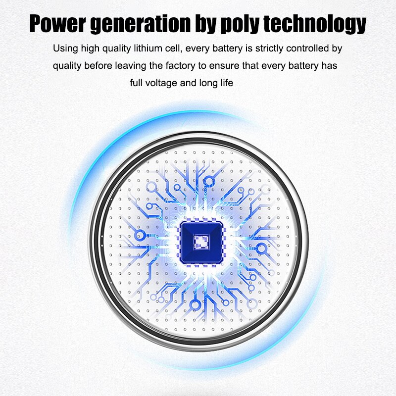 5pcs/lot 3V Coin Cell Button Battery 2032 ML2032 Rechargeable CMOS BIOS RTC Back Up Reserve Battery