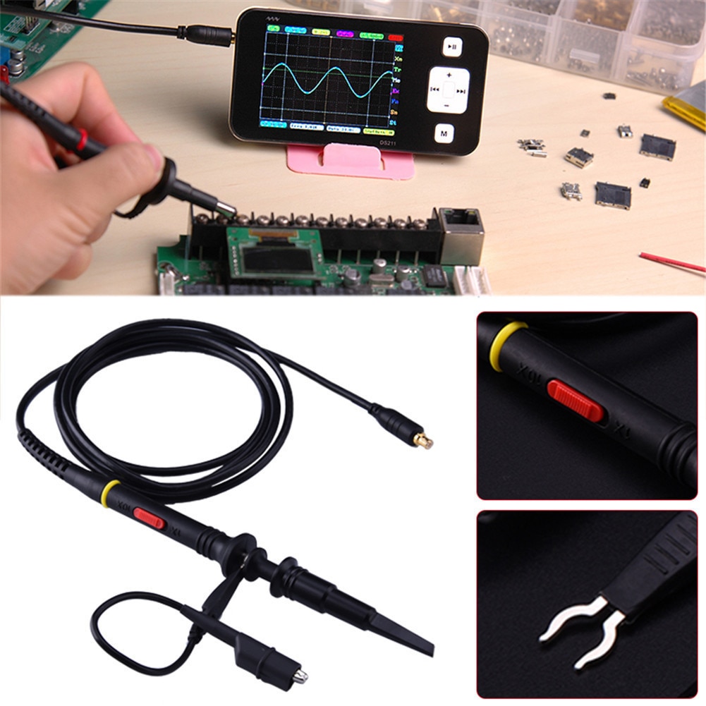 Oscilloscope Probe kit 60MHz 1X 10X High Voltage P... – Vicedeal