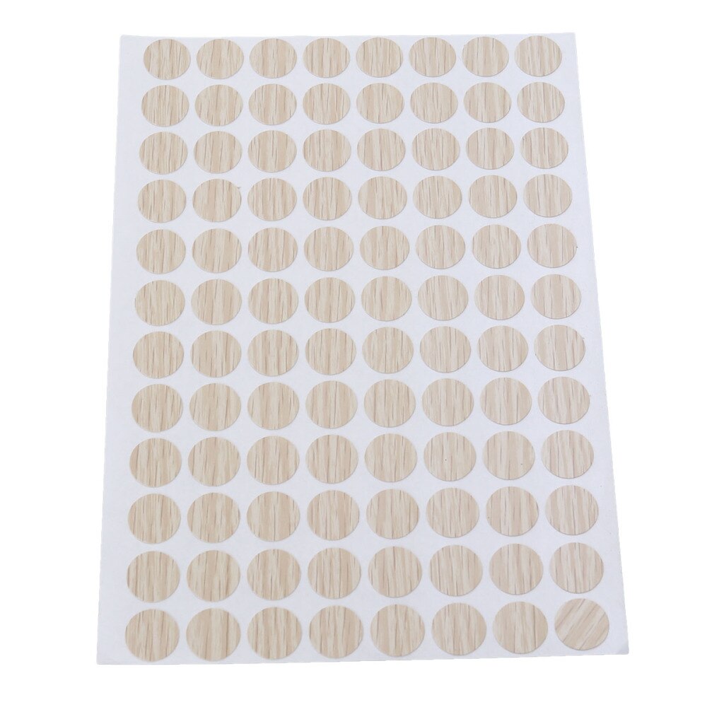 96pcs/sheet Screw Hole Cover Decorative Screw Hole Cap Sticker Decal for Desk Furniture Chair: As Shown 4