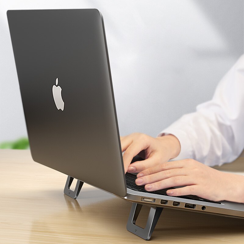 Laptop Stand for MacBook Pro - Universal Desktop Holder - Portable Cooling Pad for Notebook