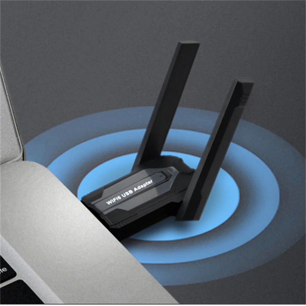 WiFi 6 AX900 Bluetooth 5.4 WiFi USB Adapter Wireless Network Card 2.4G&5GHz Wi-Fi Receive USB For PC/Laptop Win10/11 Driver Free