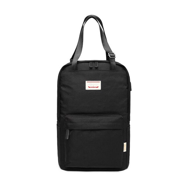 Mochila para ordenador portátil, a prueba de agua, con estilo, para mujer, 13, 13,3, 14, 15, 15,6 pulgadas, ligera, a la , mochila Unisex para Notebook: Black / 13-14 inch