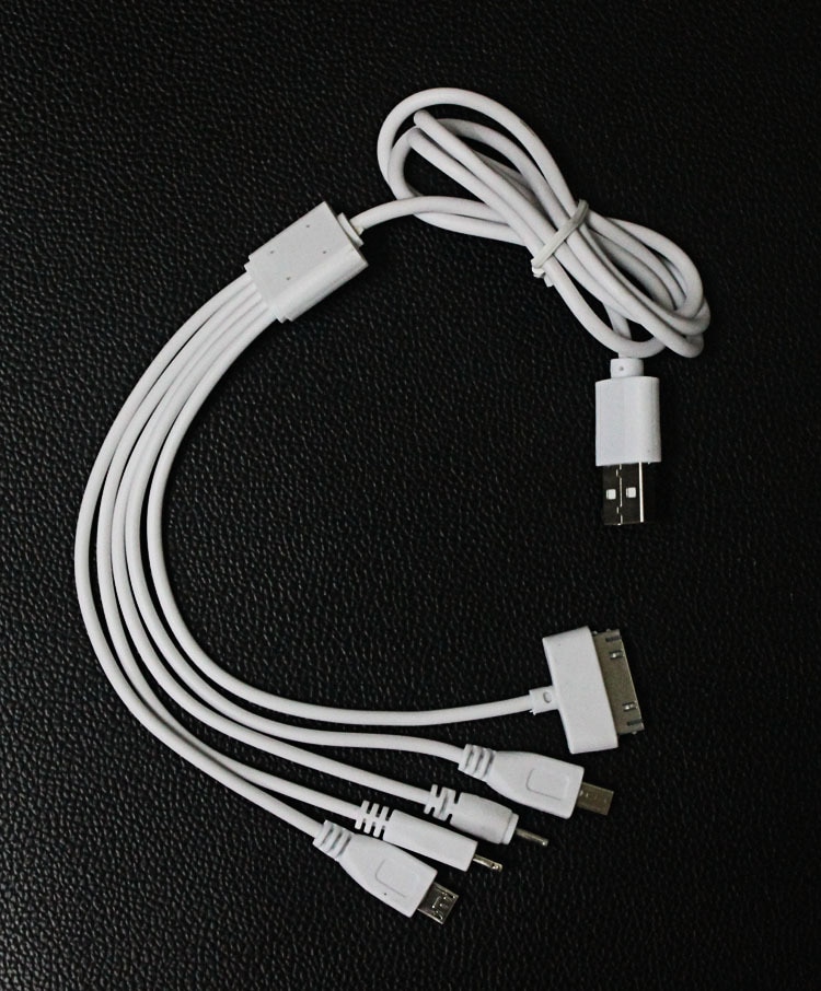 100 Cm 1 Tot 5 Telefoon Kabel Cord 1M 5 In 1 Universele Usb-kabels Voor Mobiele Telefoons Multi lader Lijn Voor IPhone4 5 6 Samsung Htc