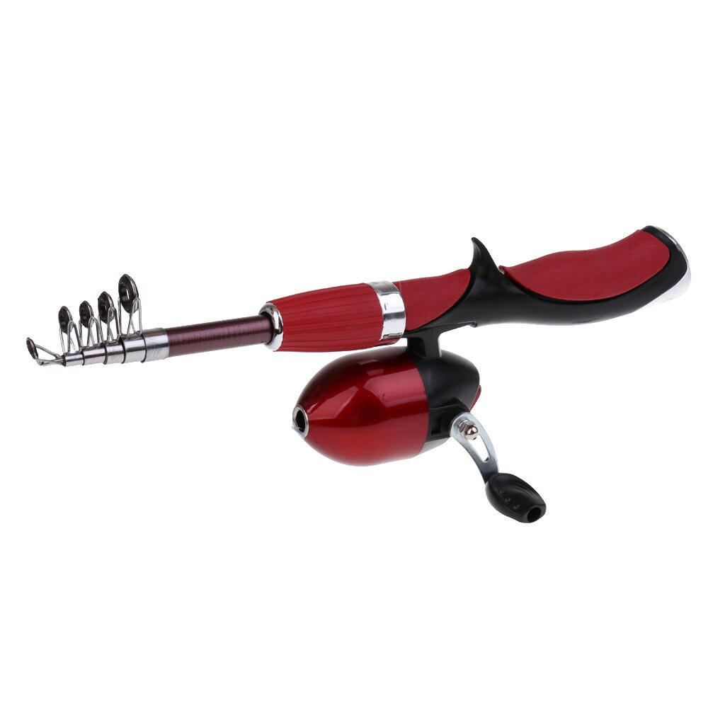 1.4m Fishing Rod and Closed Reel Combos Mini Telescopic Fishing Rod & Reel Set for Kids Adults