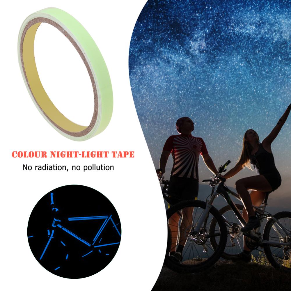 Luminous Safety Warning Tape Fluorescent Green Conspicuity Sticker Self-adhesive Workplace Floor Marking Security Accessories