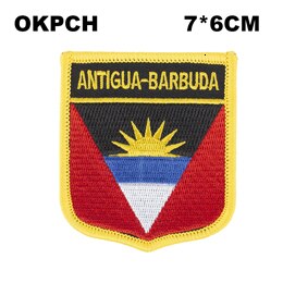 Vlag Patch Jas Denim Kleding Patches Borduren Ijzer Op Land Vlag Badge Rugzak Vlag Badges: PT0016-S