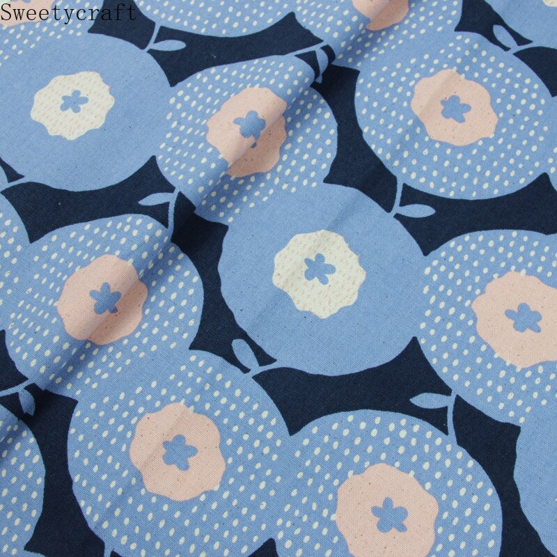 110 x 45cm paksu puuvillakangas by yard nordic flora print kangas tee itse tehty ompelu tilkkutäkki materiaali tarvikkeet kodintekstiilit