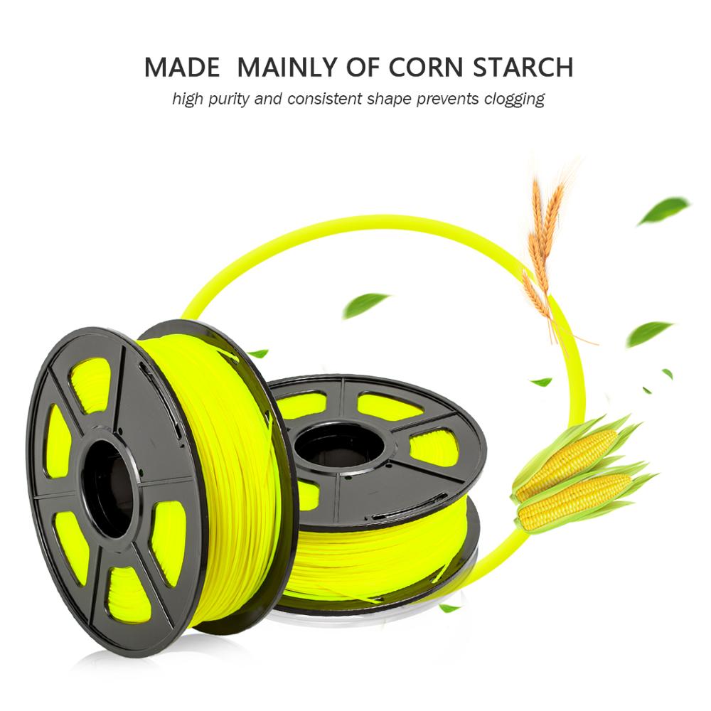 PLA filament 1kg1.75mm for 3D printing with 0.02mm tolerance and no bubble pla harmless material 3D print