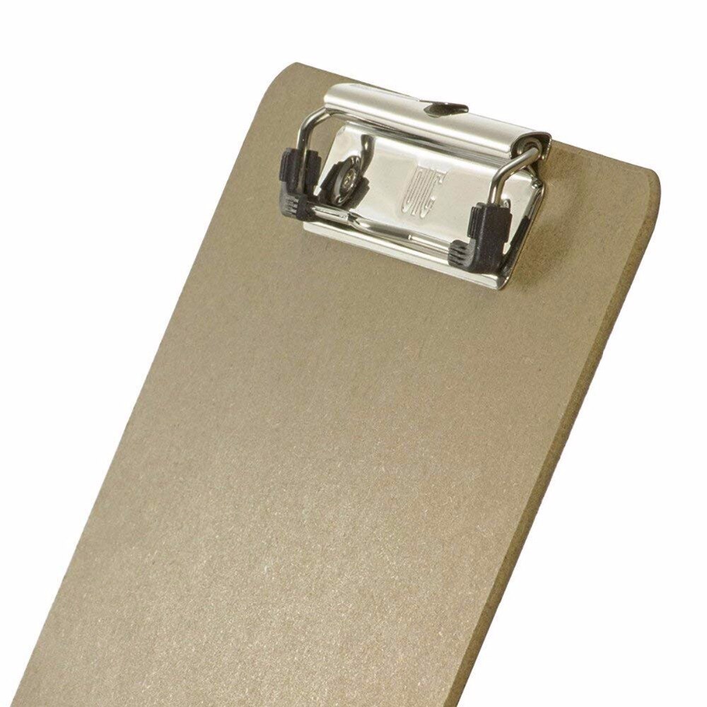 Di legno Appunti Tabellone per scrittura Cartella clip di Profilo clip Documento Pinza per cartelle Studente Caso di Insegnanti di Vendita di Forniture per Ufficio, A5