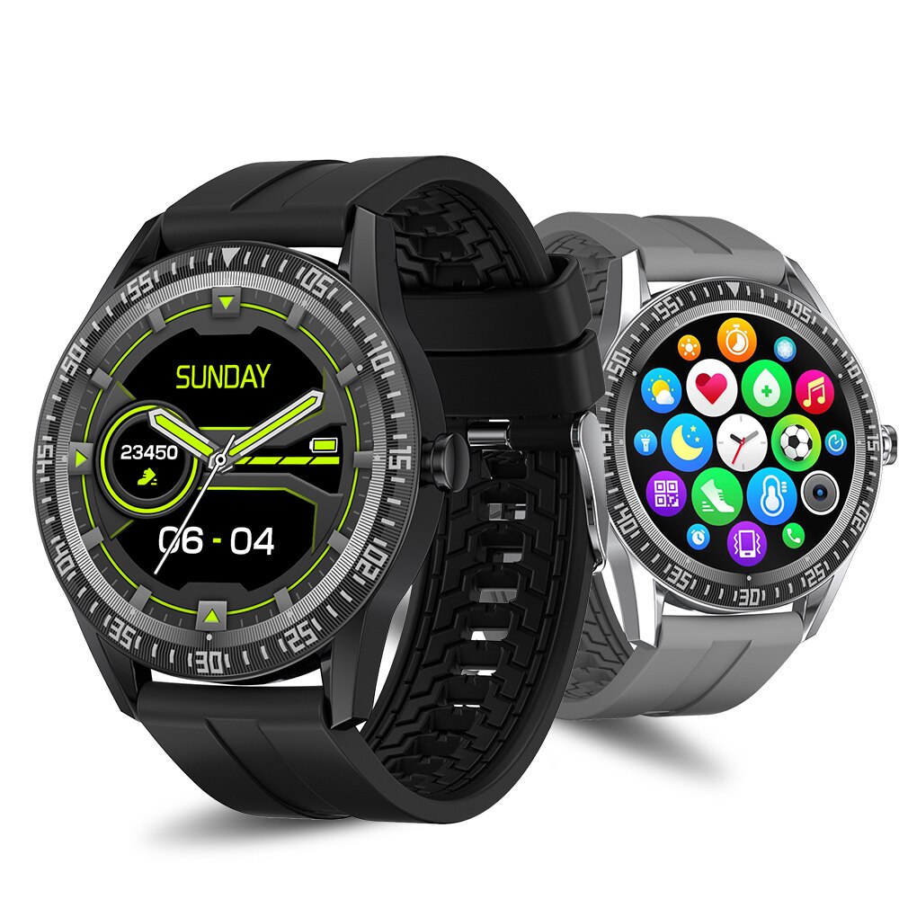 [bluetooth-anruf] bakeey  n70 smartwatch mit mehreren zifferblättern, herzfrequenz- und blutdruckmessung, bluetooth-smartwatch für männer und frauen