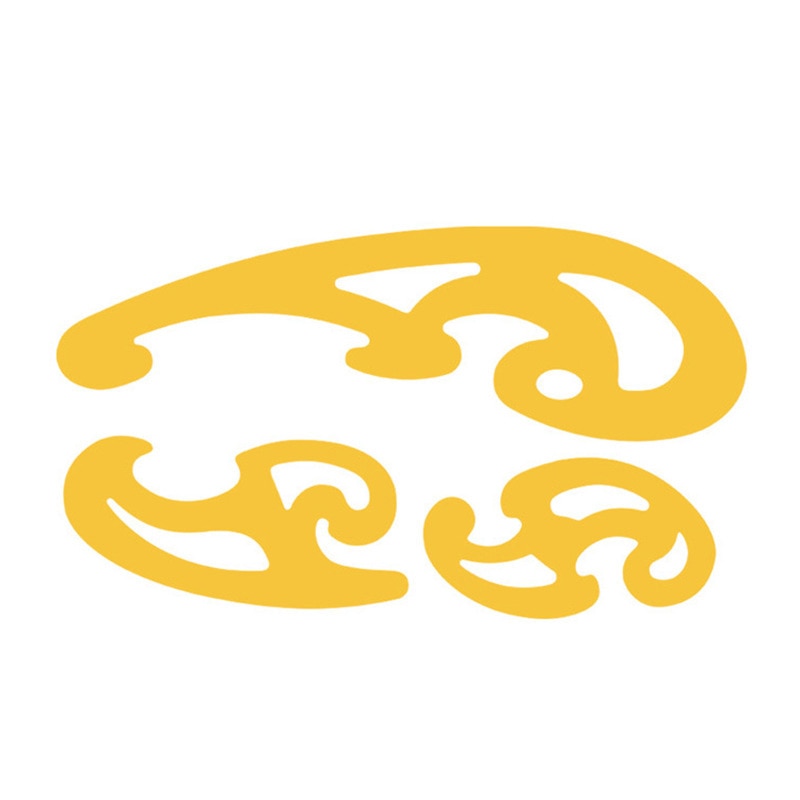 Plastic French Curve Ruler Bendable Sewing Tool Comic Template Tool for Designers Tailors