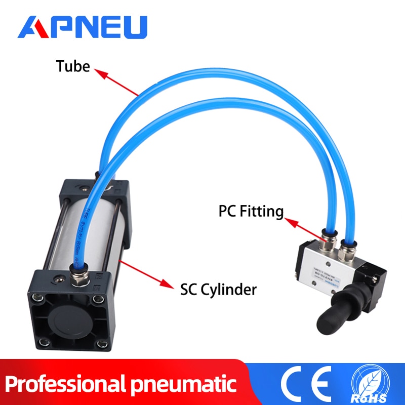 Interrupteur de vanne d'air manuel clé à main 4 h 210-08 4 h 310-10 4 h 410-15 commande pneumatique tirette 1/4 " 2 positions 5 ports plaque d'inversion