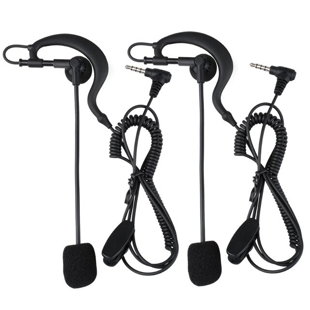 Fodsports V4 V6 interphone oreillette casque pour Football arbitre juge arbitrage vélo unilatéral écouteur: 2 pcs