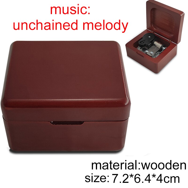 Unchained Melody Muziekdoos Houten Diy Cadeau Voor Vrouw Vriendin Jaar Kerst Valentijnsdag Voorstellen Romantische Liefde