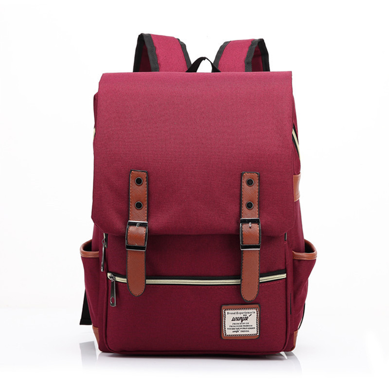 Zakelijke Laptop Rugzakken Casual Daypacks Outdoor Rugzak Schooltas Mannen Vrouwen Reizen Backpack Past tot 15.6Inch Macbook: Rood