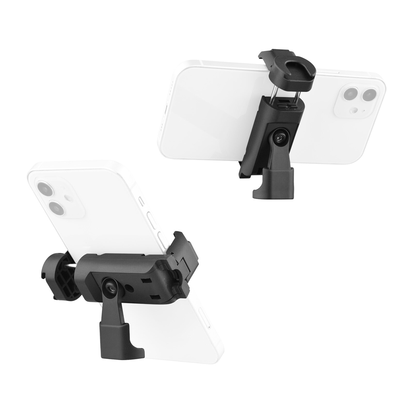 Universele Telefoon Houder Opvouwbaar Verstelbare Telefoon Clip Statief Mount Met 1/4Inch Schroef Gat Koud Shoe Mount Voor statief Microfoon