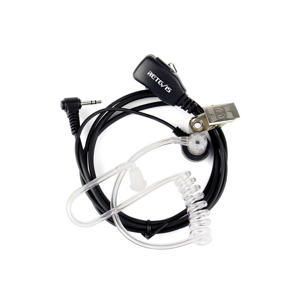 Retevis 1Pin Walkie Talkie Ohrhörer PTT MIC Noise Reduction Headset Transceiver Für Motorola T270 T800 T100TP T100 Zwei-weg radio: 1pc Earpiece