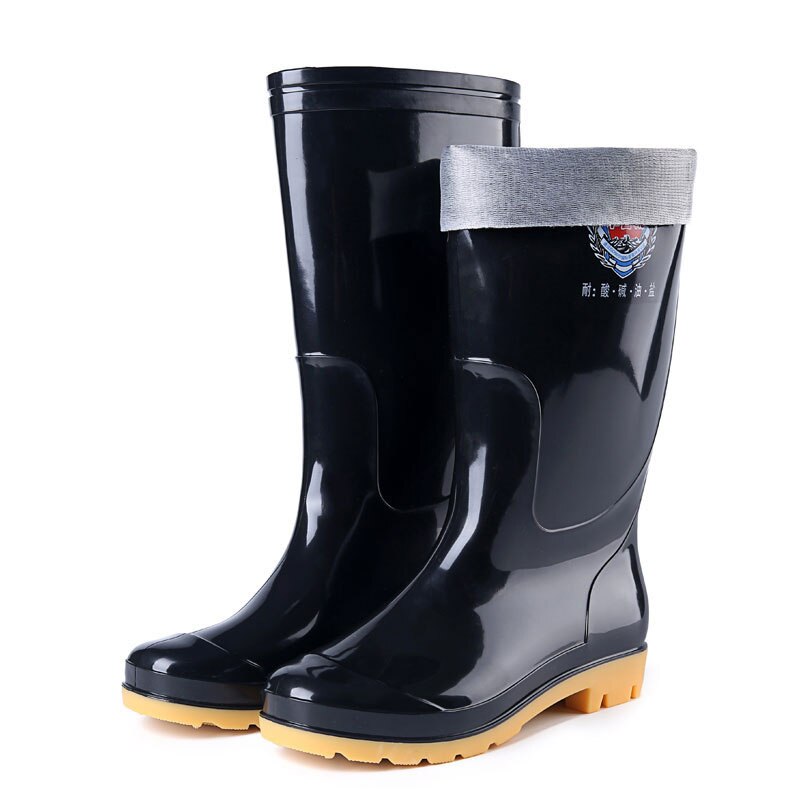 Bottes de pluie unisexes pour adultes, chaussures à Tube Long étanche pour la pluie, la boue, le travail, le jardinage, les accessoires de parapluie d'extérieur, directe