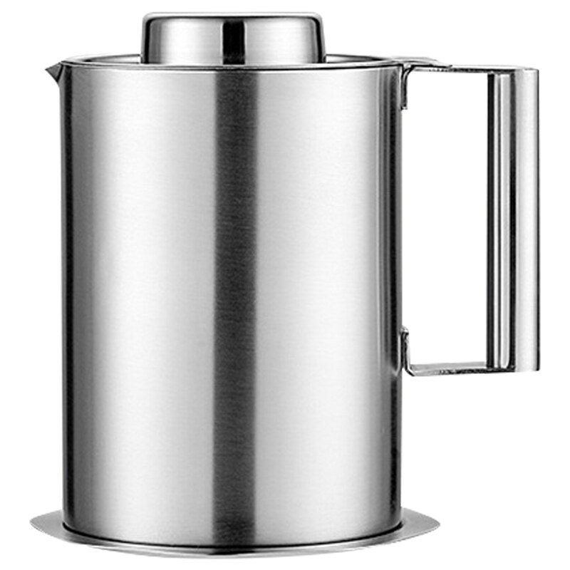 Ejoyous Edelstahl Fettbehälter Mit Sieb - 1,4L Ölfilter Für Deine Küche