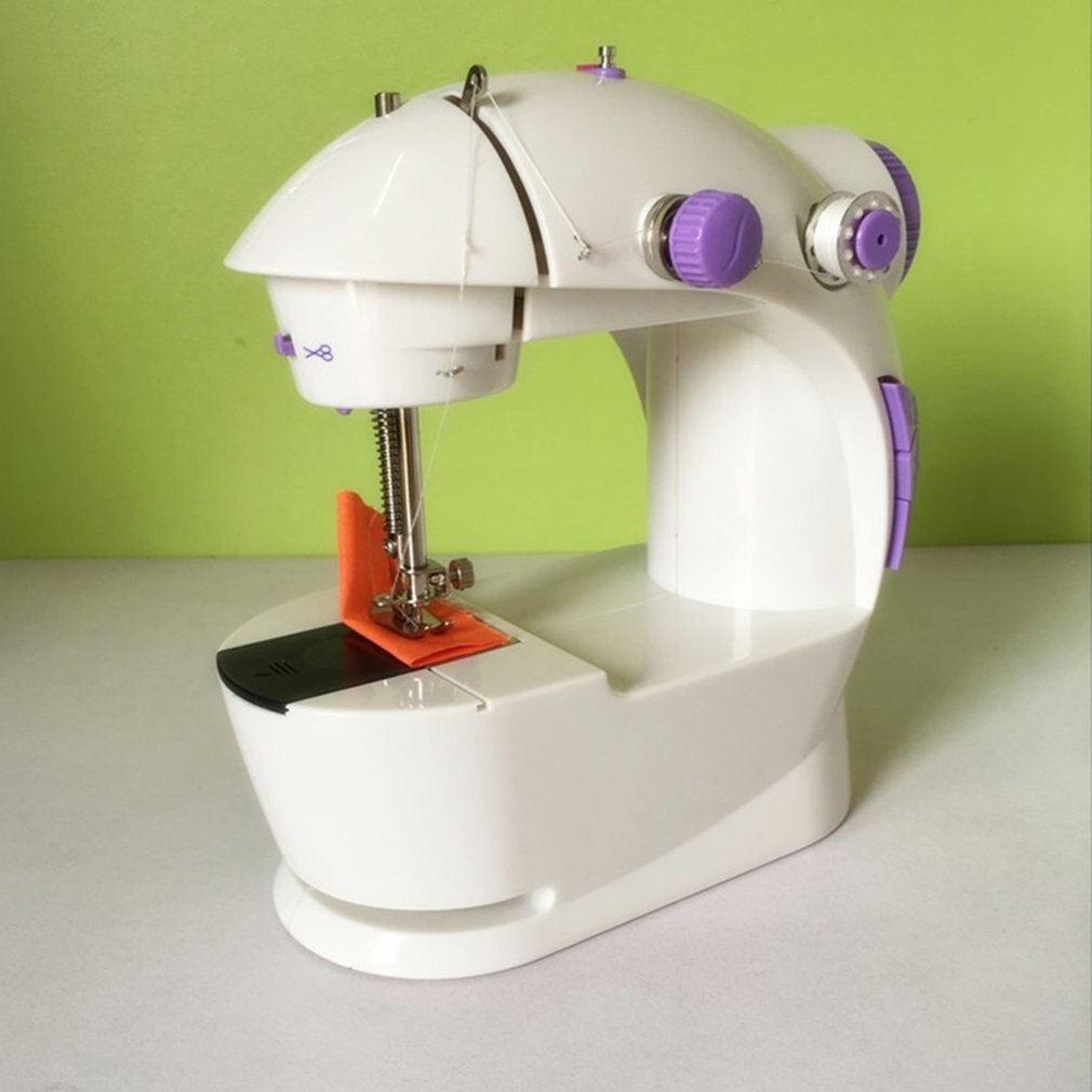 Mini Sewing Machines Set Handheld EU Plug Dual Speed Double Thread Electric Automatic Stitching Rewind Sewing Machine