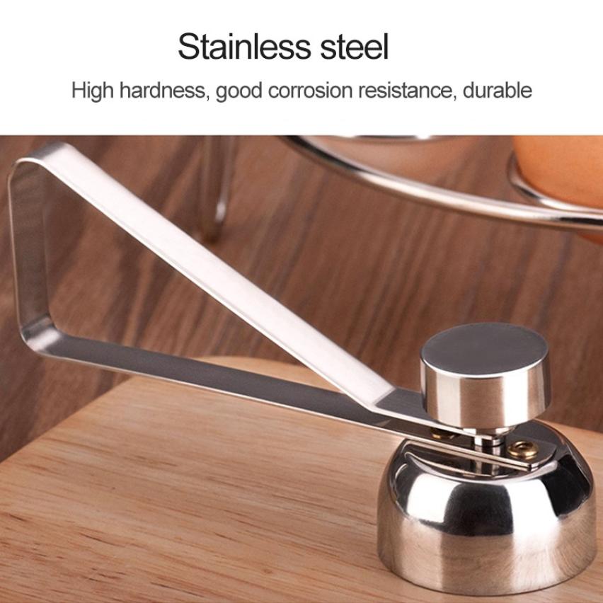 kitchen tools Egg Scissors Stainless Steel Boiled Egg Topper Shell Cutter Knocker Egg Cracker Separator Egg Opener Tool