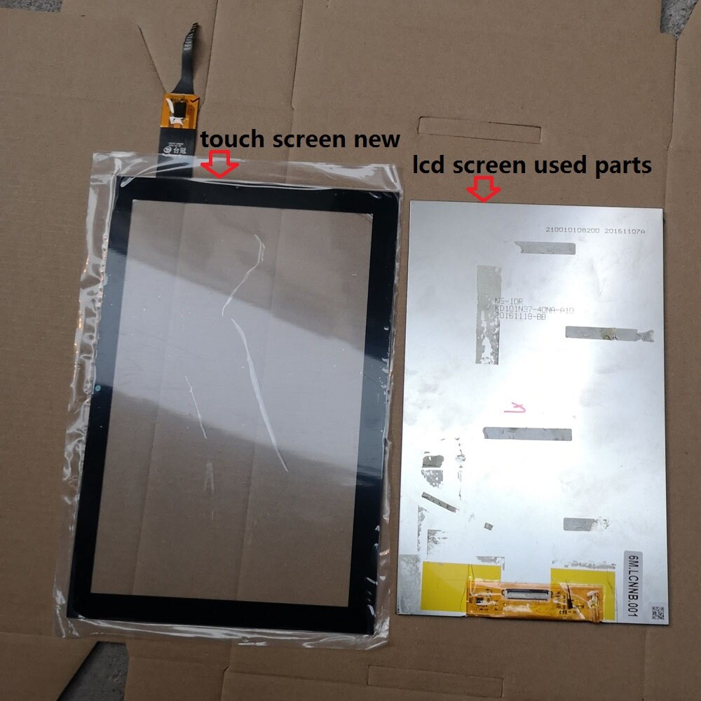 used parts LCD Display Monitor Touch Screen Glass sensor Assembly for acer iconia one 10 B3-A40-K7JP A7001 B3-A40: lcd and touch black
