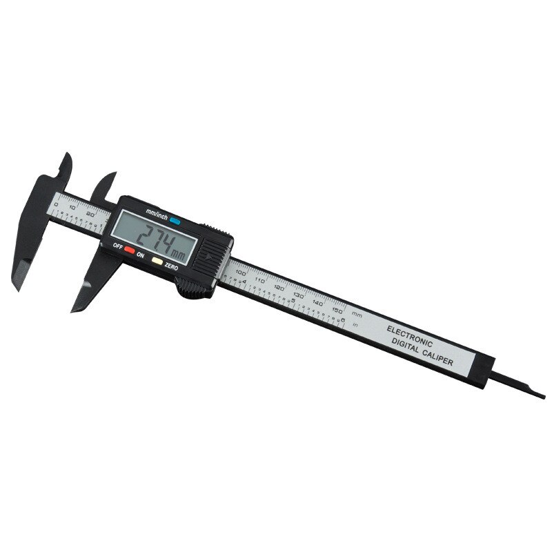 Digital Vernier Caliper 0-150mm 6-inch LCD Electronic Carbon Fiber Altimeter Micrometer Measuring Tool: 0-150mm