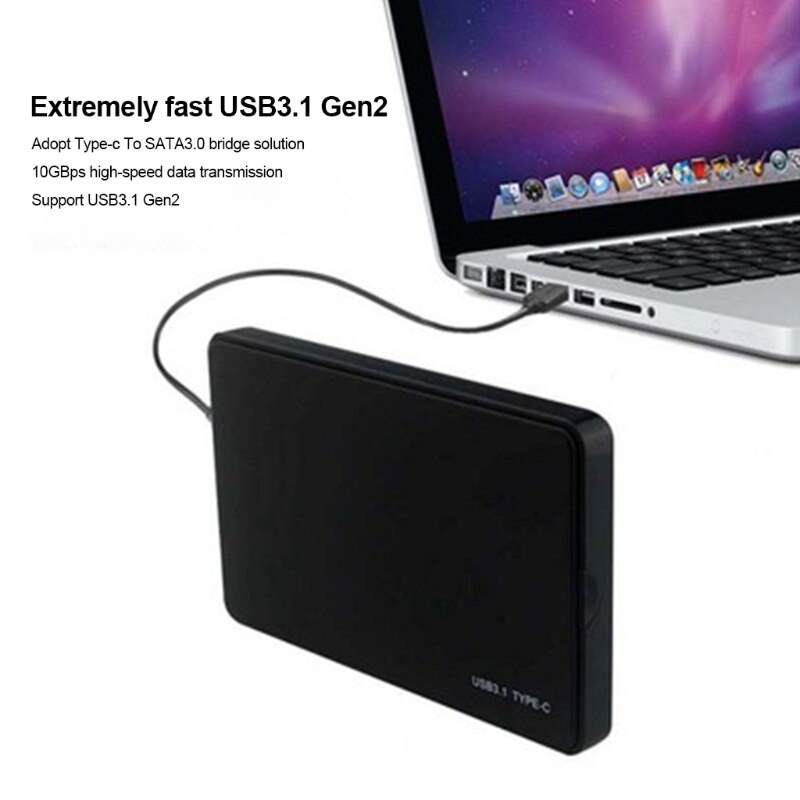 2.5in External Hard Drive Case USB3.0 HDD Hard Disk 1TB/2TB Hard Disk Storage Devices for Computer Desk Laptop