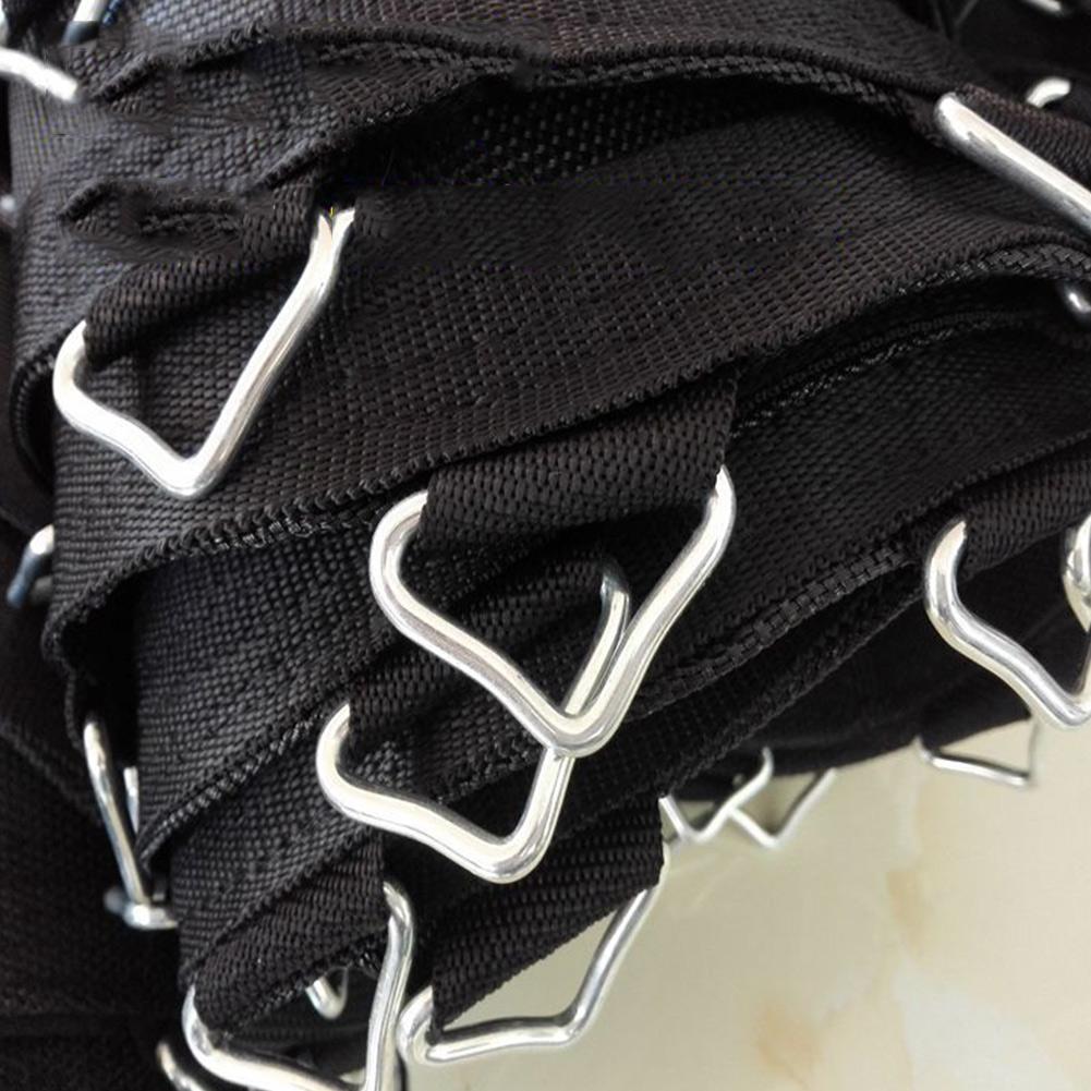 10 pieces of trampoline durable iron buckle trampoline bungee bed anti-corrosion mesh mattress trampoline cloth iron buckle tria