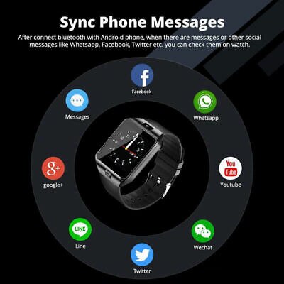 Touch Screen Smart Watch dz09 With Camera Bluetooth WristWatch SIM Card Smartwatch For Ios Android Phones Support Multi language