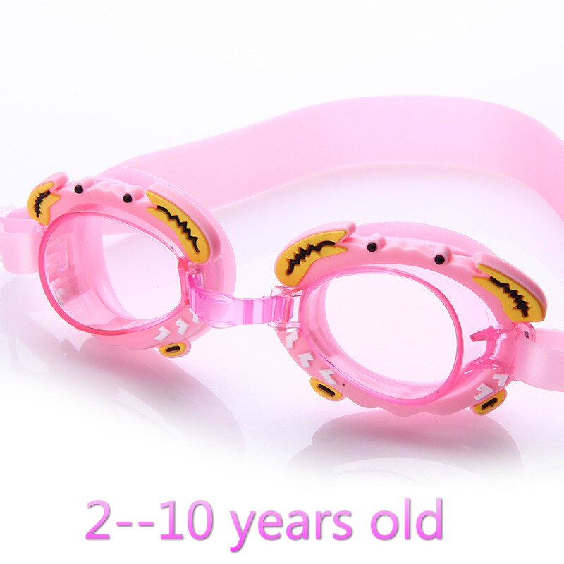 Youyou Children Swimming Glasses Adjustable Eyeglass Belt Nose Swim Goggles Water-proof Anti-fog Frame Pool Blue