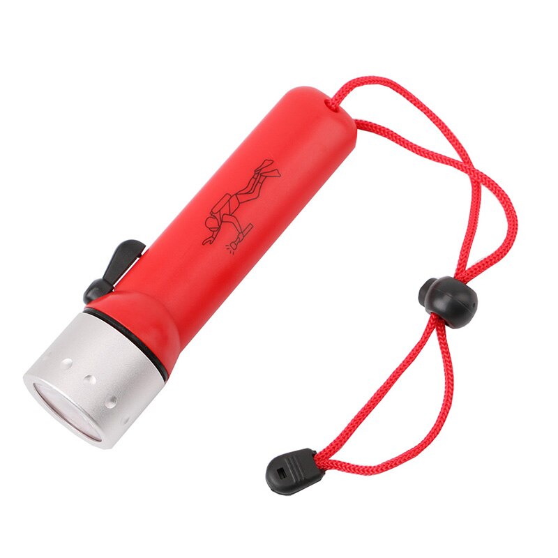 Duikzaklamp, led-zaklamp, waterdicht, superhelder voor noodgevallen thuis, buiten, sal 99: Rood