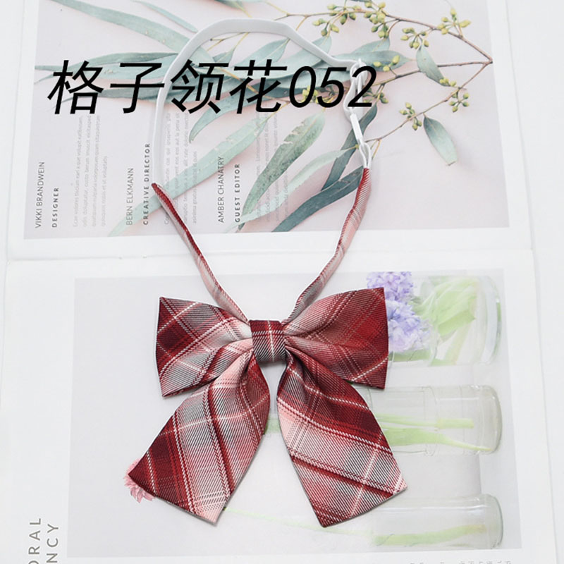 Women&#39;s Plaid Bow Tie Uniform School Uniform College Wind Casual Bow Tie Sailor Suit Bow Tie Adult Plaid Bow Tie Girl Bow Tie