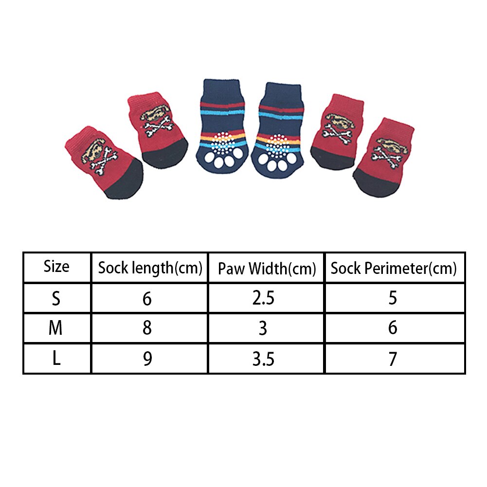 View of Pet Cotton Socks Dog With Anti-Slip Bottom Anti-Sc... – Grandado