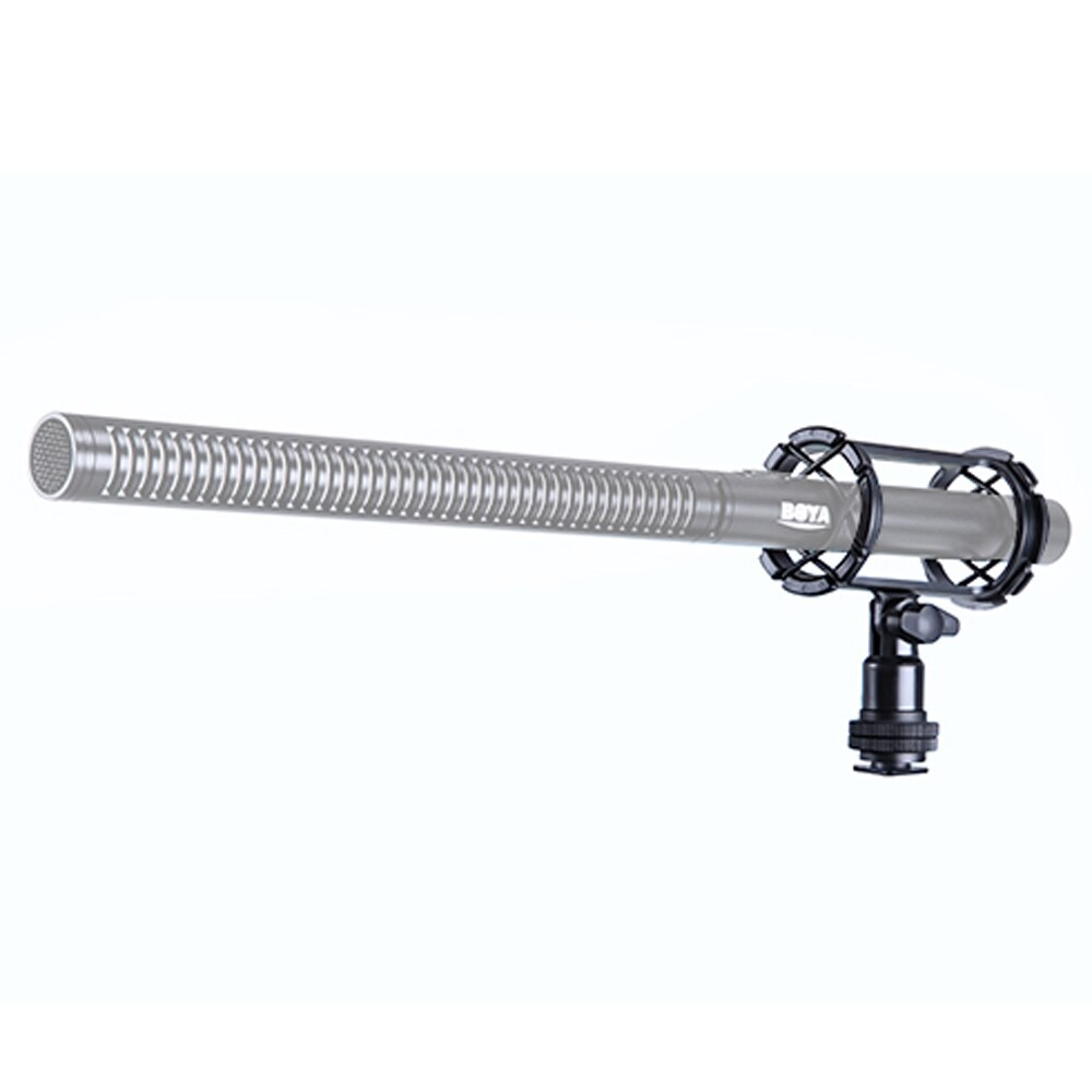 BOYA BY-C04 Microphone Shock Mount for Rode NTG-1 NTG-2 NTG-3 NTG-4 Sony ECM-CG50 AT897 ATR6550 MKH-416 ME66/K6 MKE-600 SGM-1X