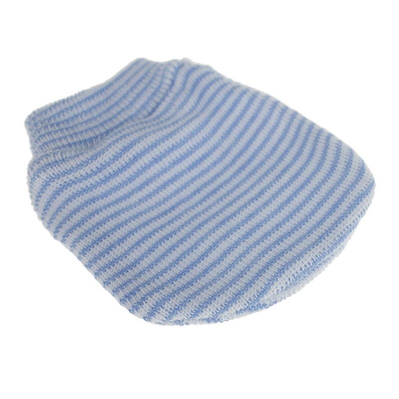 2 pçs bebê anti riscar luvas de algodão macio única camada chapéu conjunto proteção riscas luvas mais quentes kits