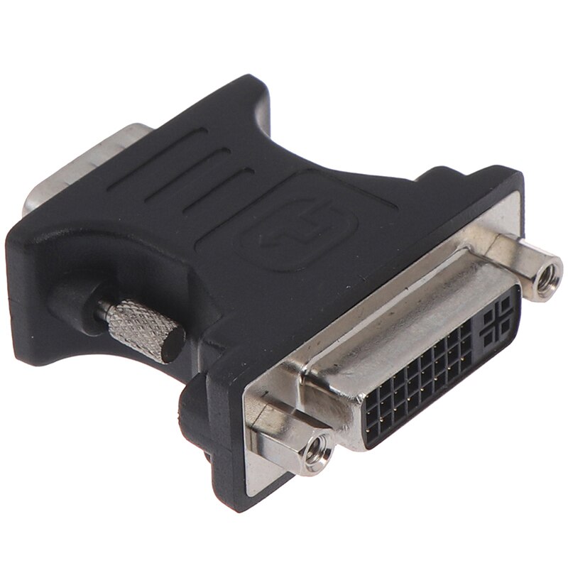 ALLOYSEED 24 + 5Pin DVI Female to 15Pin VGA Male Cable Extender Adapter Converter Cable Connector For HDTV CRT Monitor Projector