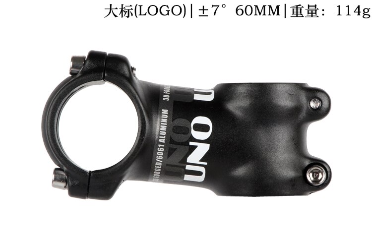 UNO potence vélo ultraléger 7 17 35 degrés vtt montagne route tiges 28.6 31.8mm 60/70/80/90/100/110/120/130mm vélo Accesorios