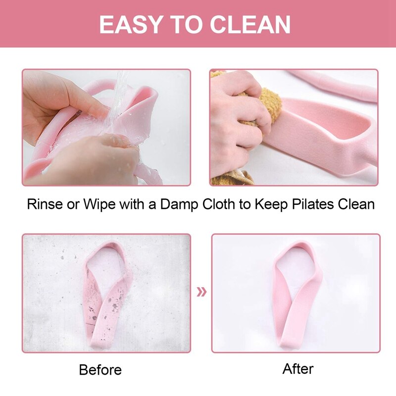 Pilates Bar Kit with Resistance Band Portable Yoga Pilates Home Fitness Portable Pilates Body Sculpting Pilates Bar