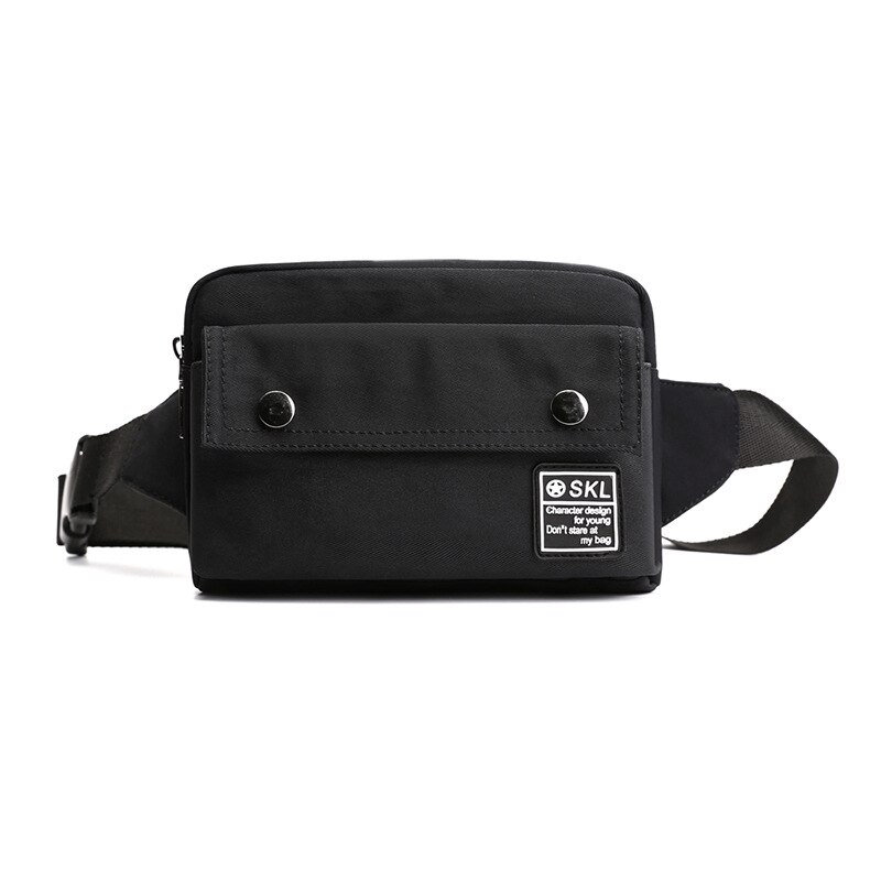 Babylili, bolsos de hombro para mujer, bolso de cintura impermeable, Crossbody Packs de pecho señora, bolsa de teléfono, Unisex, bolsa de cadera, deportes al aire libre: Black