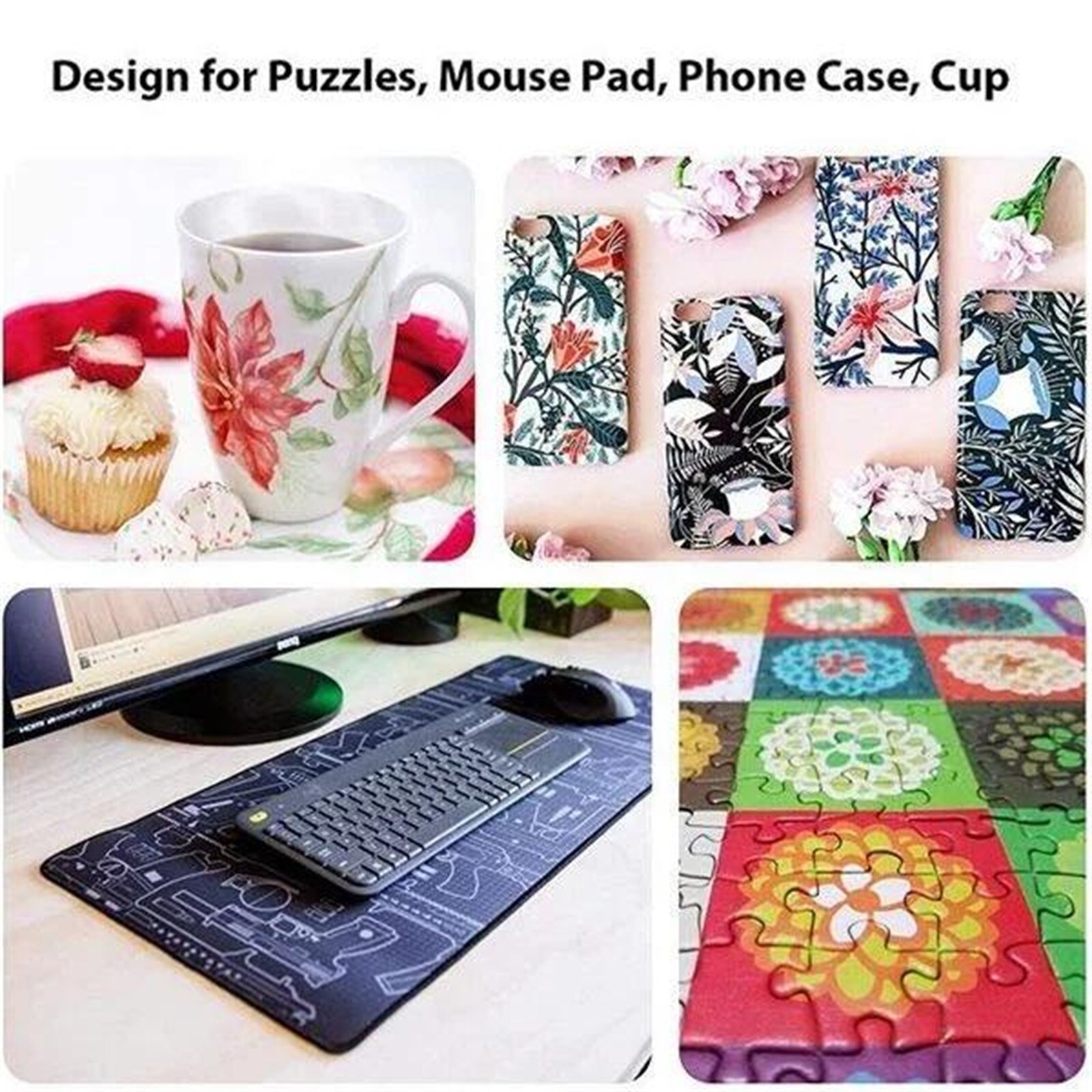 10PCS Fabric Heat Transfer Paper For Cloth T-Shirt Iron On Inkjet Light Fabrics Heat Transfer Paper Easy Manufacturing