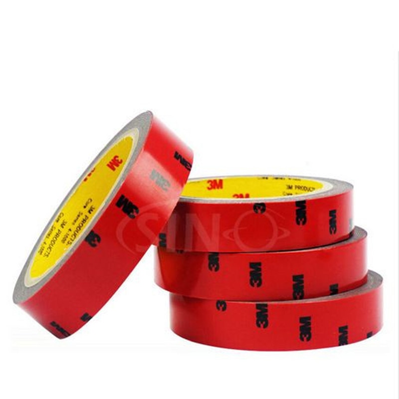 2pcs/ lot Strong Permanent 3M Double Sided Acrylic Foam Adhesive Tape Versatile Car Auto Truck Craft 6mm 10mm 20mm