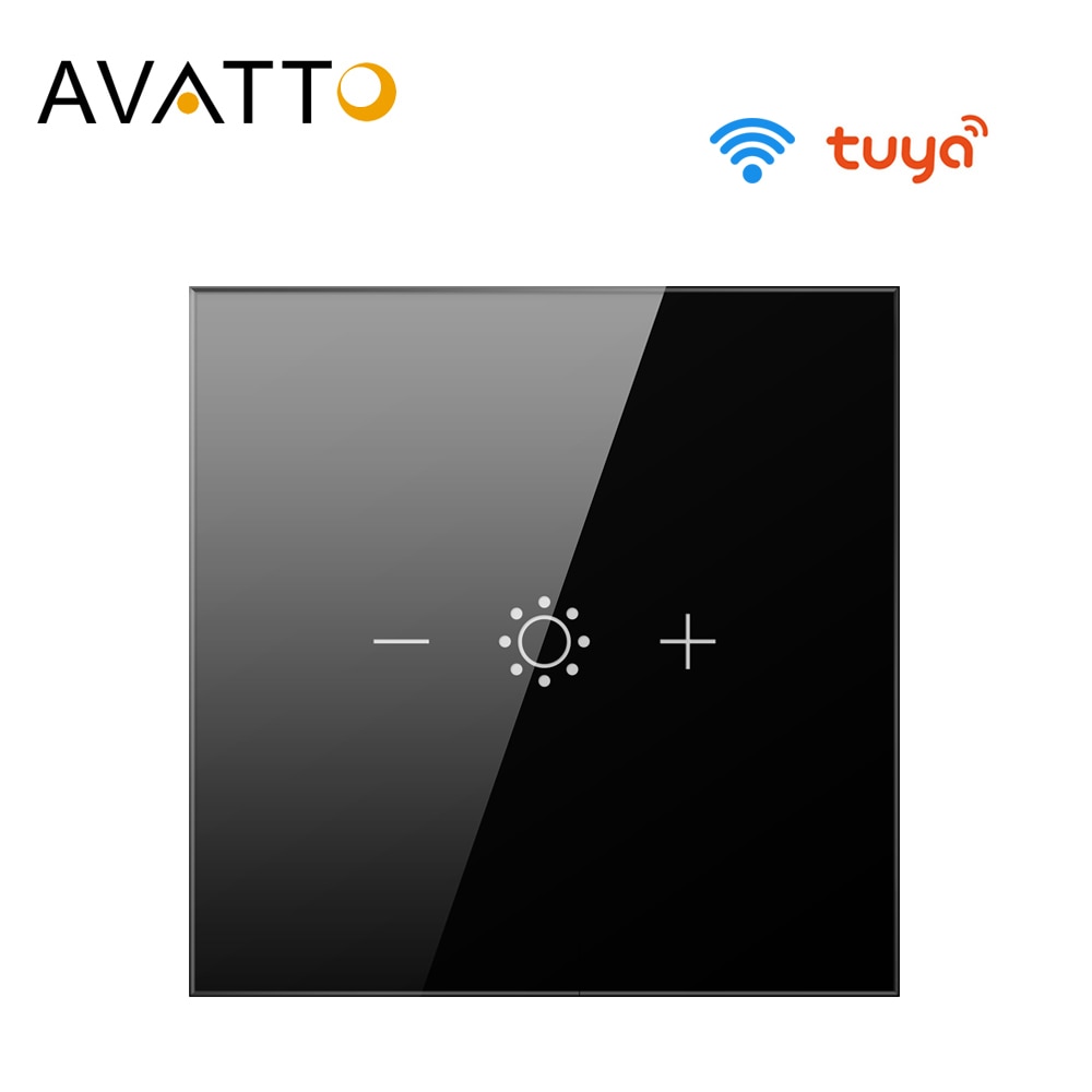 AVATTO Tuya Led Touch Wifi Dimmer Light Switch, Smart Strip Bulb Dimmer Switch with APP, Voice Remote for Alexa, Google Home