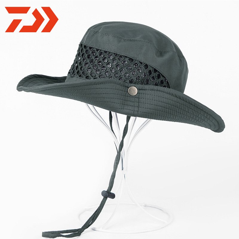 Daiwa fiskekasket mandlig sommer bjergbestigning afslappet hat sommer udendørs solhat stor udhæng solhat: Fotofarve 1