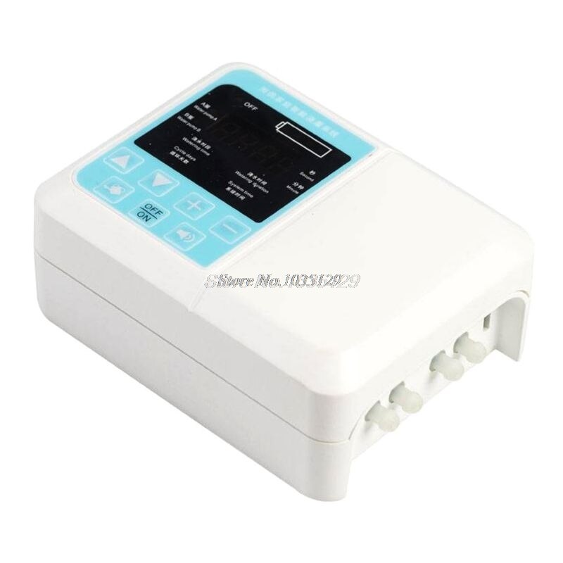 1 ensemble système d'irrigation automatique Intelligent minuterie d'eau solaire alimenté dispositif d'arrosage avec écran LCD étanche directe