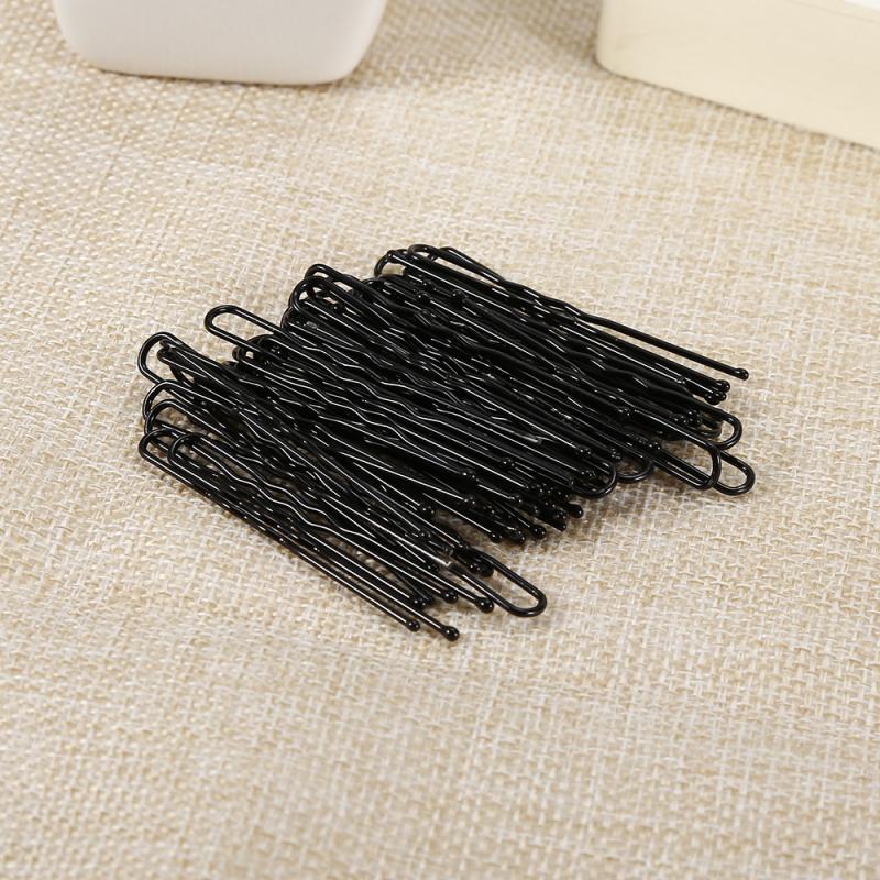 50 Stks/set Black U Vorm Haarspelden Krullend Golvend Barrette Haarspeld Styling Haar Tool