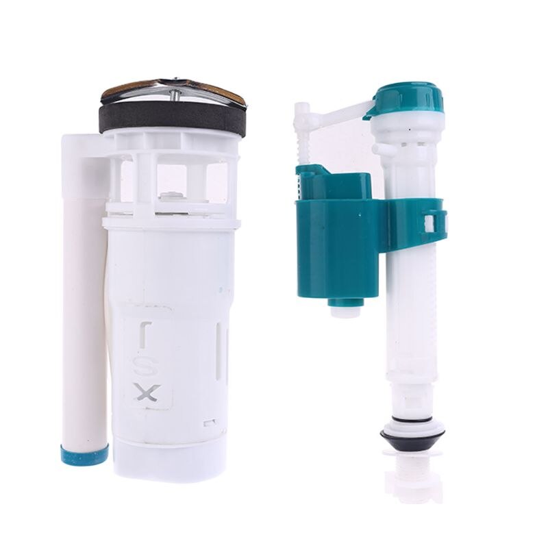 Dual Flush Fill Toilet Water Tank Connected Cistern Inlet Drain Valve Bathroom Facilities Repair Accessories