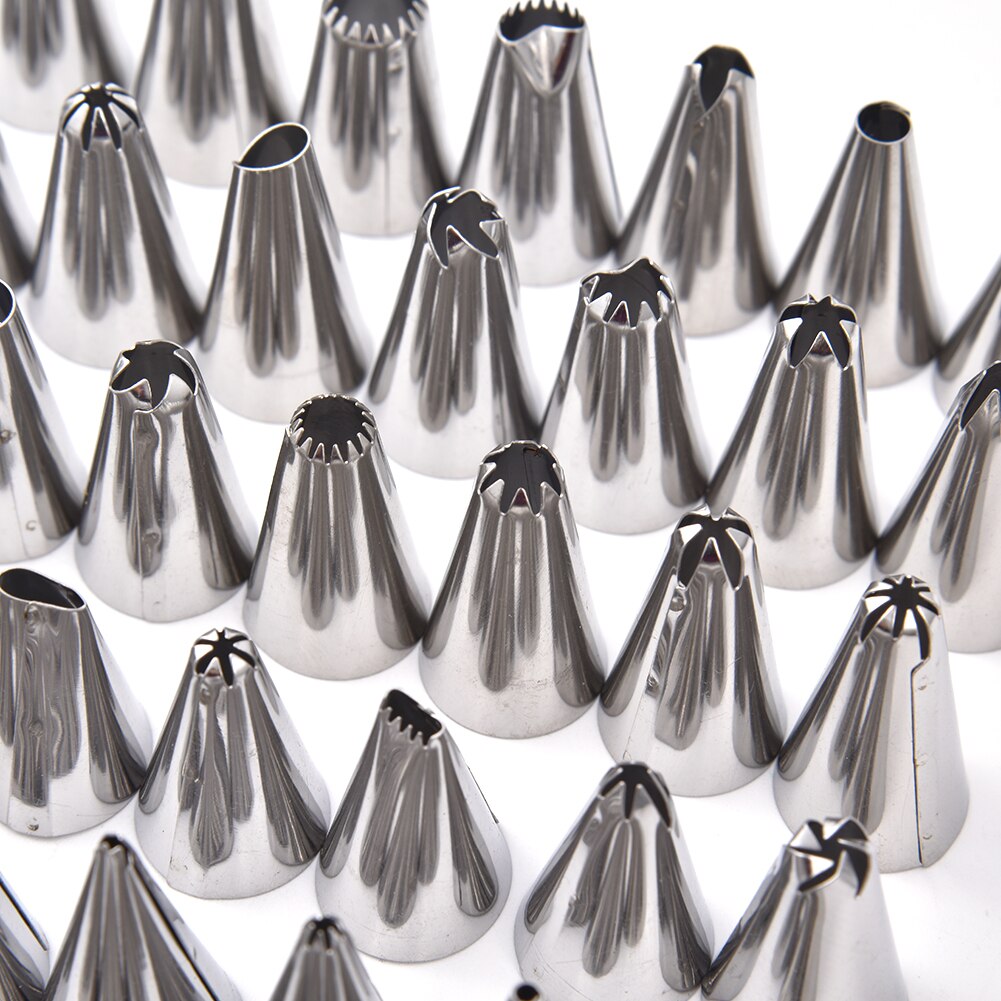 48 Stks/set Cake Decorating Goede Rvs Icing Piping Nozzles Pastry Tips Set Cake Bakken Tools Accessoires